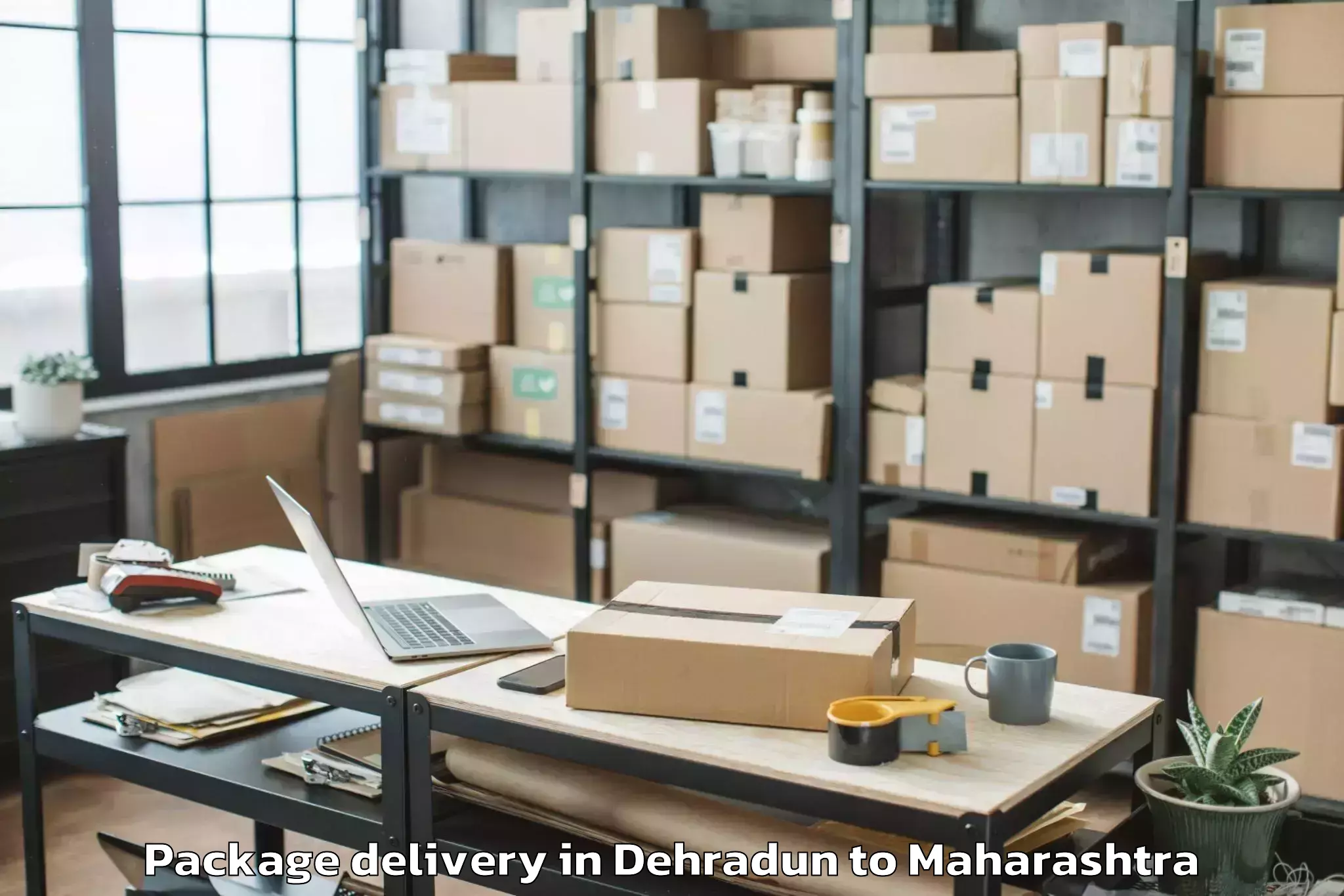 Trusted Dehradun to Bhamragarh Package Delivery